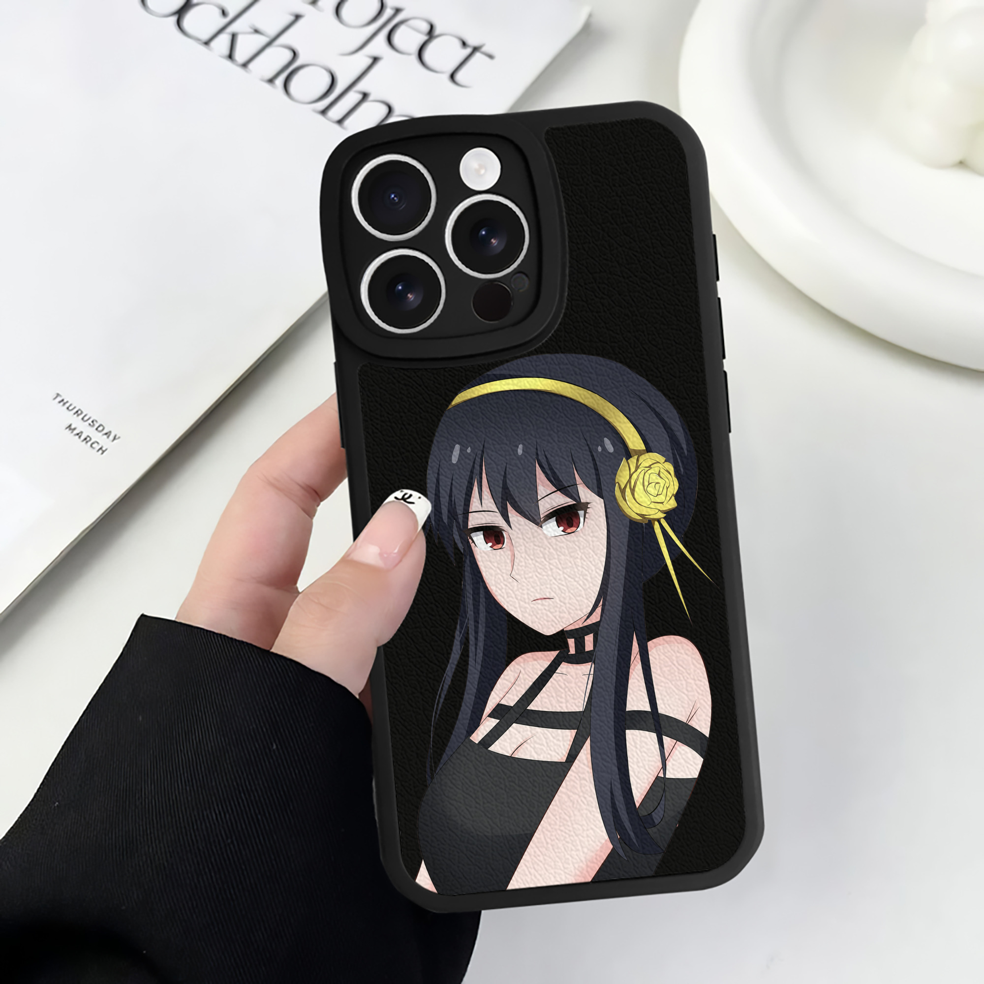 （画像用） SPY×FAMILY间谍家家酒 【iPhone 16シリーズ対応】シリコンスマホケース（レザー調） 材質：シリコン